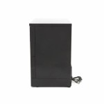 Βιτρίνα ψυχόμενη επιτραπέζια μαύρη με 2 συρόμενες πόρτες MAX-09400915